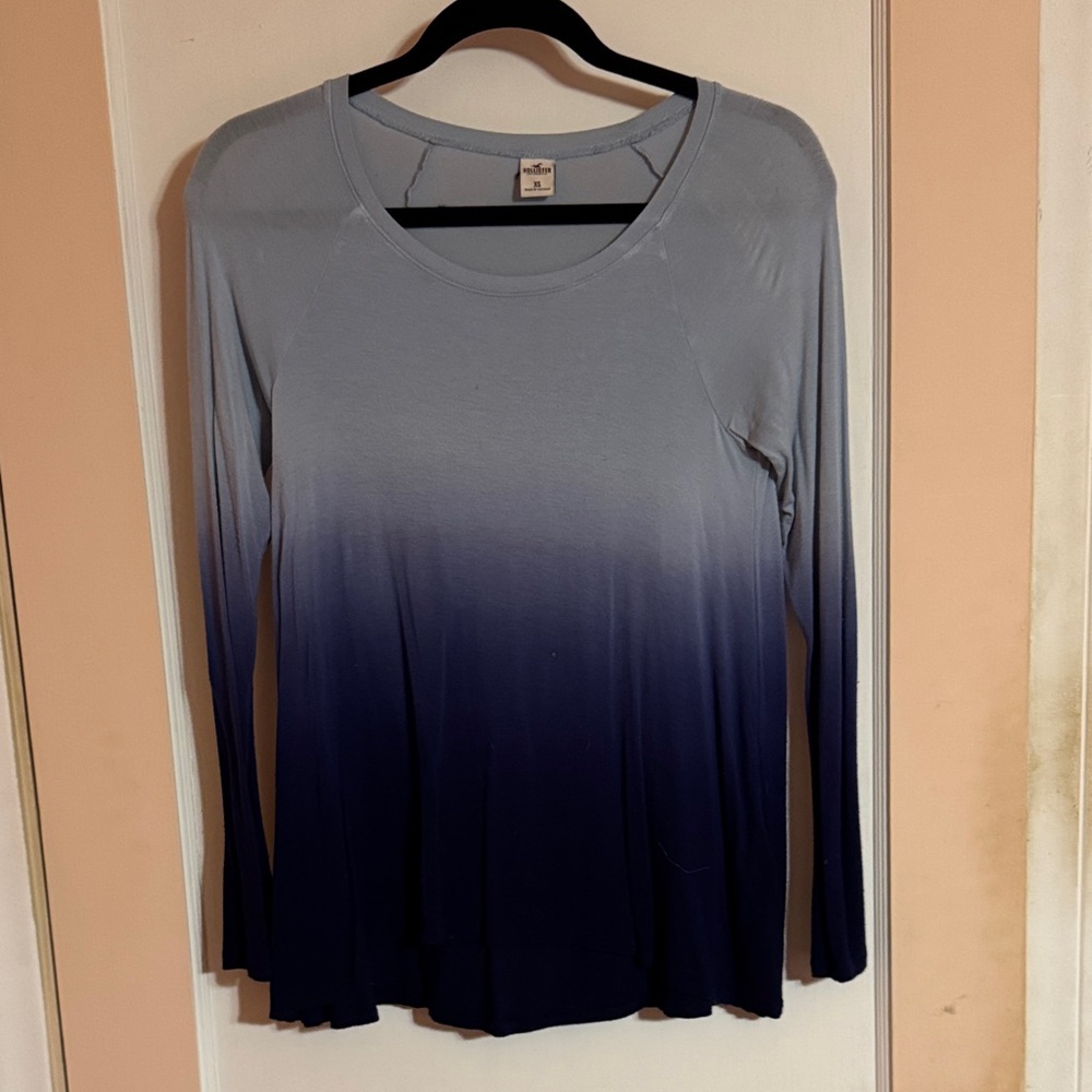 Hollister Long Sleeve Gradient Top